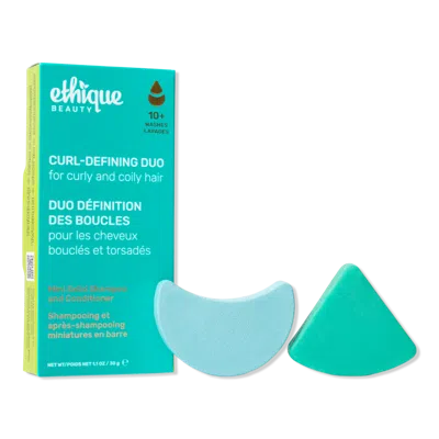 Ethique Beauty Curl-defining Shampoo & Conditioner Mini Bar Set