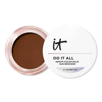 It Cosmetics Do It All Serum Color Balm Sun Cream Bronzer In Brown