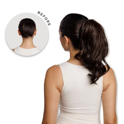 Inh Emily Ponytail Extension - Dark Brown In Brown