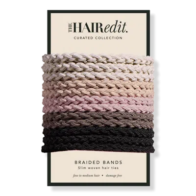 The Hair Edit 5-pack Braided Hair Ties In Multi