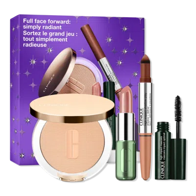 Clinique Full Face Forward: Simply Radiant Makeup Gift Set In Transparent