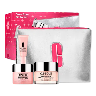 Clinique 4-pc. Glow From Am To Pm Moisture Surge Skincare Set In Transparent
