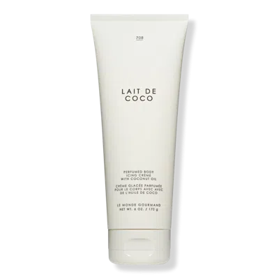 Le Monde Gourmand Lait De Coco Perfumed Body Icing Cream In White