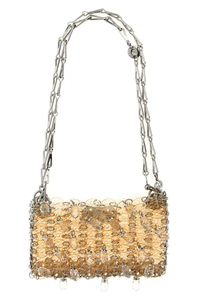 Rabanne 1969 Nano Crystal Resin Shoulder Bag In Pink