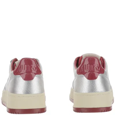 Autry Medalist Low Sneakers In Silver