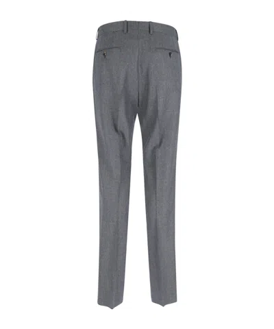 Caruso Tailored Grey Suit With Two-button Blazer In Gray