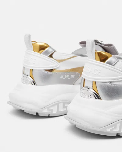 Versace Chunky Sole Mary Jane Sneakers Synthetic In Multi