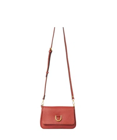 Gianni Chiarini Buckle Detailed Shoulder Bag In Red