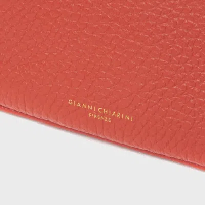 Gianni Chiarini Buckle Detailed Shoulder Bag In Red