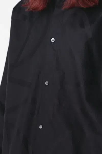 Loewe Anagram Logo-jacquard Cotton-twill Shirt In Black