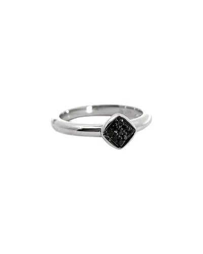 Diamond Select Cuts 0.10 Ct. Tw. Diamond Silver Ring In Metallic