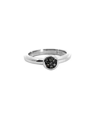 Diamond Select Cuts 0.09 Ct. Tw. Diamond Silver Ring In Metallic