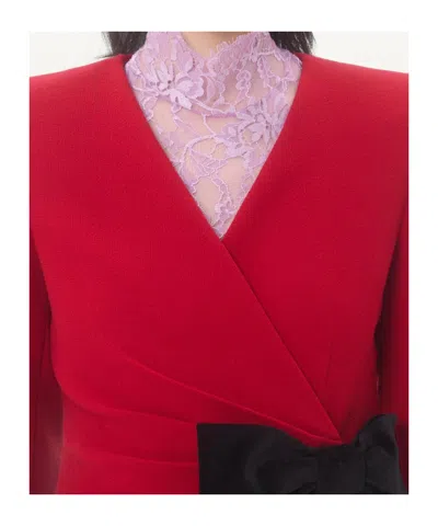 Valentino Wool Jacket In Red