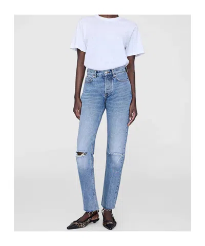 Anine Bing Zoey Leopard-print Slingback Ballet Flats In Black