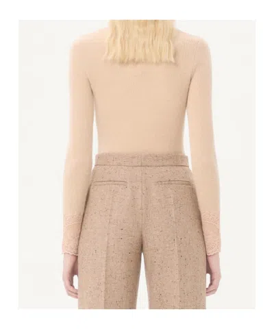 Valentino Pullover Aus Kaschmir Frau Alabaster Xs In Brown