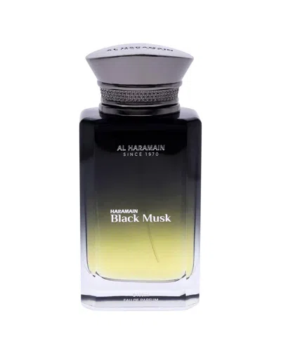 Al Haramain Men 3.33oz Black Musk Edp In Transparent