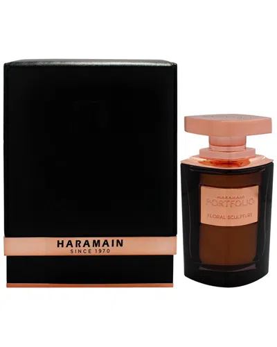 Al Haramain Unisex 2.5oz Portfolio Floral Sculpture Edp In Black