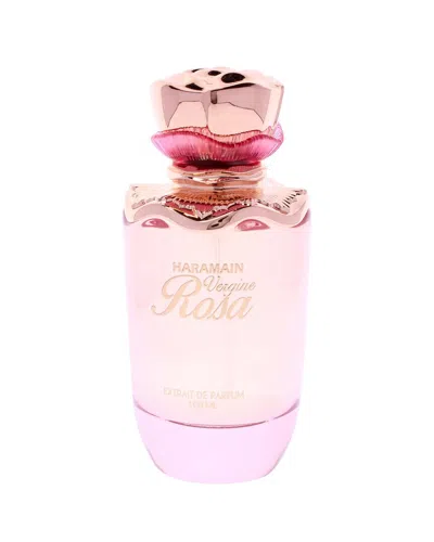 Al Haramain Women 3.4oz Vergine Rosa Edp In Transparent