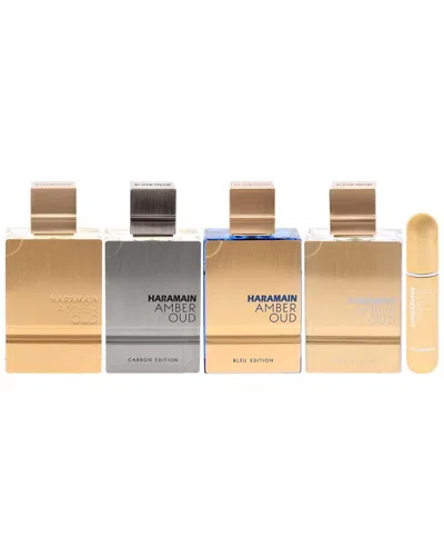 Al Haramain Unisex 4pc Gift Set Amber Oud - Collection Parfum In Transparent