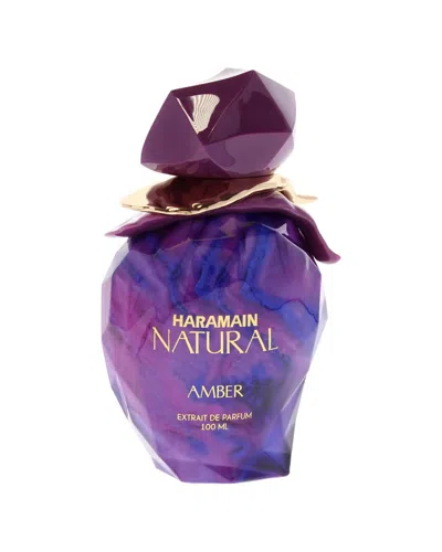 Al Haramain Unisex 3.33oz Natural Amber Edp In Transparent