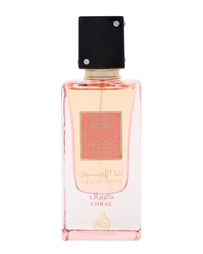 Lattafa Perfumes Unisex 2.04oz Edp Ana Abiyedh Coral Edp In Transparent