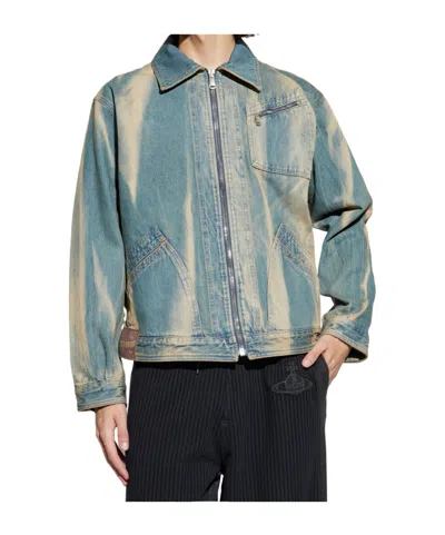 Vivienne Westwood "piranha" Jacket In Blue