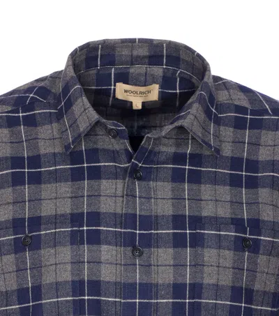 Woolrich Long Sleeve Check Pattern Button-down Shirt In Multi