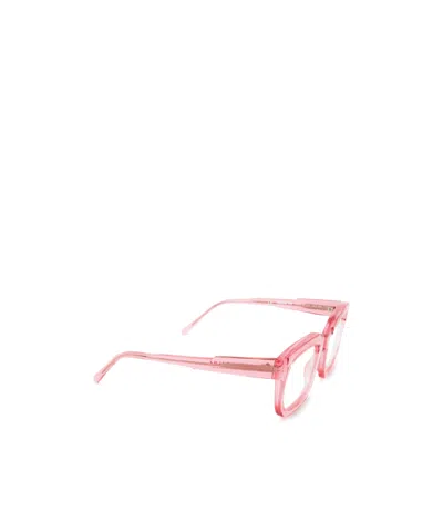 Kuboraum K4 Square-frame Glasses In Pink