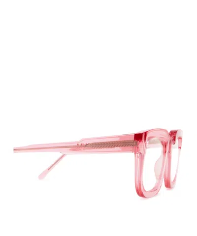 Kuboraum K4 Square-frame Glasses In Pink