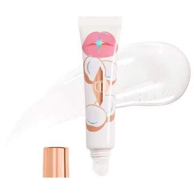 Charlotte Tilbury Unreal Lips Healthy Glow Nectar Lip Oil With Hyaluronic Acid And Vitamin E Juicylicious Coconut Wate In White