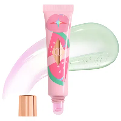 Charlotte Tilbury Unreal Lips Healthy Glow Nectar Lip Oil With Hyaluronic Acid And Vitamin E Juicylicious Pink Waterme