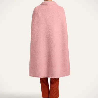 La Doublej Milano Cape Coat In Pink