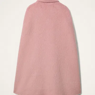 La Doublej Milano Cape Coat In Pink