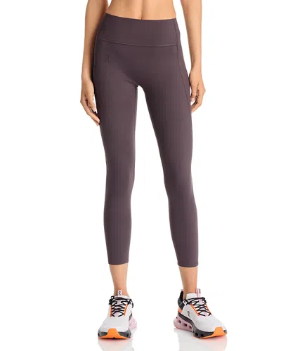 On Studio Crop Leggings In Gray