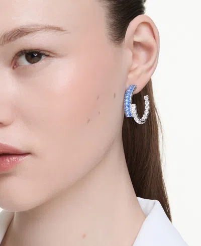 Swarovski Matrix Kreolen In Metallic