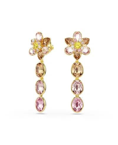 Swarovski Idyllia Drop-ohrhänger In Pink