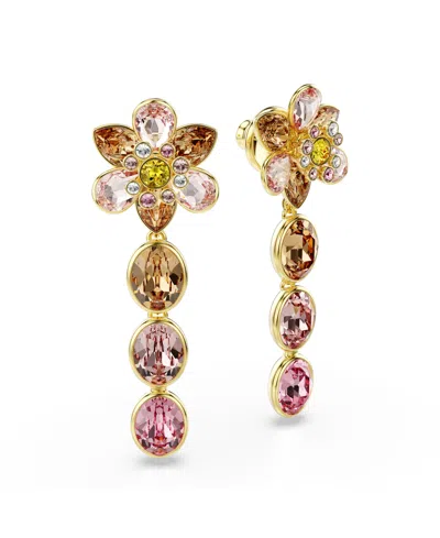 Swarovski Idyllia Drop-ohrhänger In Pink