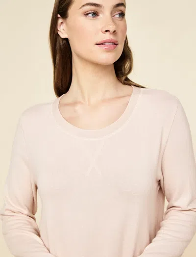 Papinelle Feather Soft Long Sleeve Top And Jogger In Nude