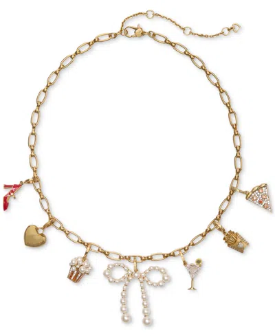 Kate Spade One In A Million Chain Charm Necklace In Gold