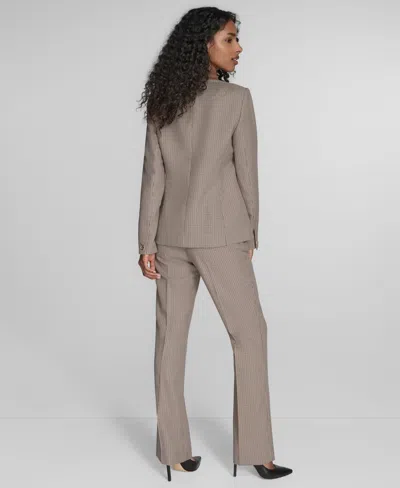 Tommy Hilfiger Women's Houndstooth Band Collar Jacket In Multi