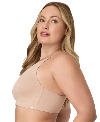 Bali Cotton Collection Wireless Bra Df8130 In Neutral