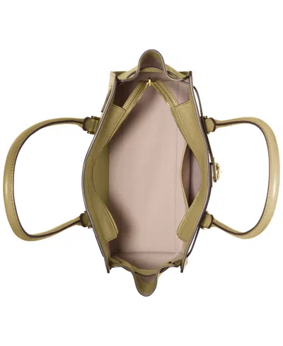 Michael Kors Hamilton Moderne Small East/west Shoulder Tote In Green