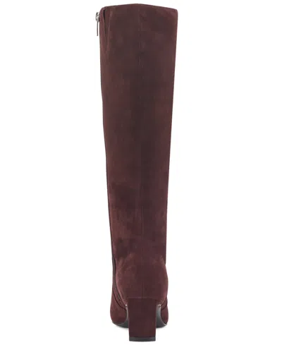 Rockport Women's Mabel Suede Dress Boots In Burgundy