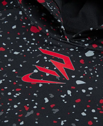 Nike 3brand By Russell Wilson Big Boys Long Sleeve Fleece Hoodie In Black