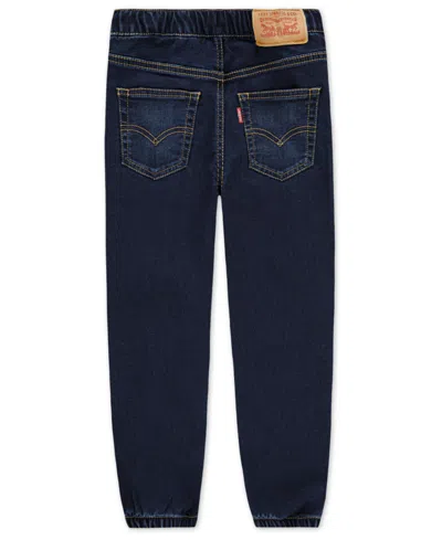 Levi's Boys Toddler 2t-4t Relaxed Fit Denim Joggers In Blue