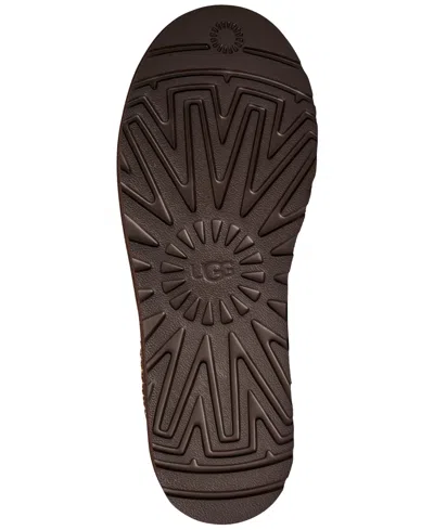 Ugg Tasman Cocoa-coloured Eather Slip-ons In Brown