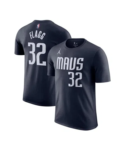 Jordan Men's Cooper Flagg Navy Dallas Mavericks 2025 Nba Draft First Round Pick Statement Edition Name Numb In Blue