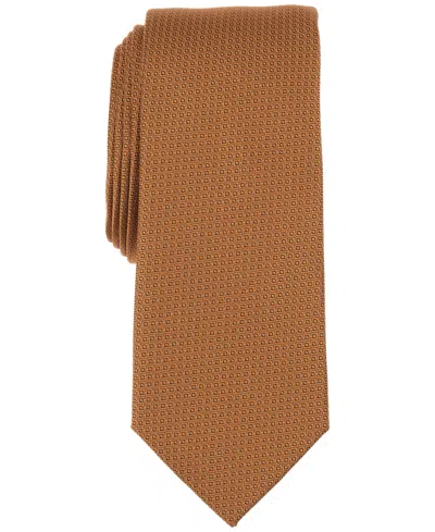 Alfani Men's Edward Geometric Tie, Exclusively At Macy's In Brown