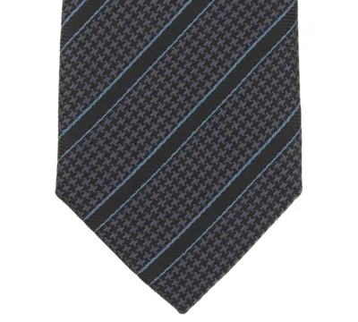 Alfani Men's Ember Stripe Pattern Tie, Macy's Exclusive In Gray