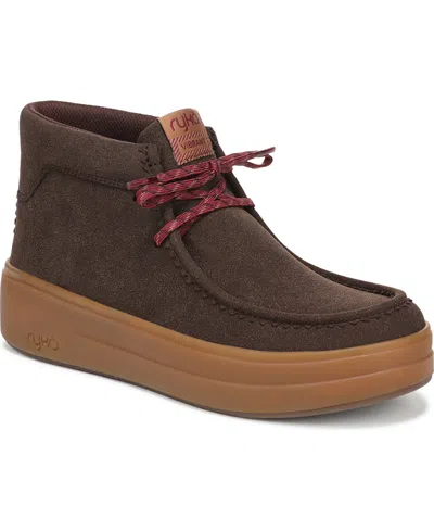Ryka Rykä Vibrant Wedge Chukka Boot In Brown